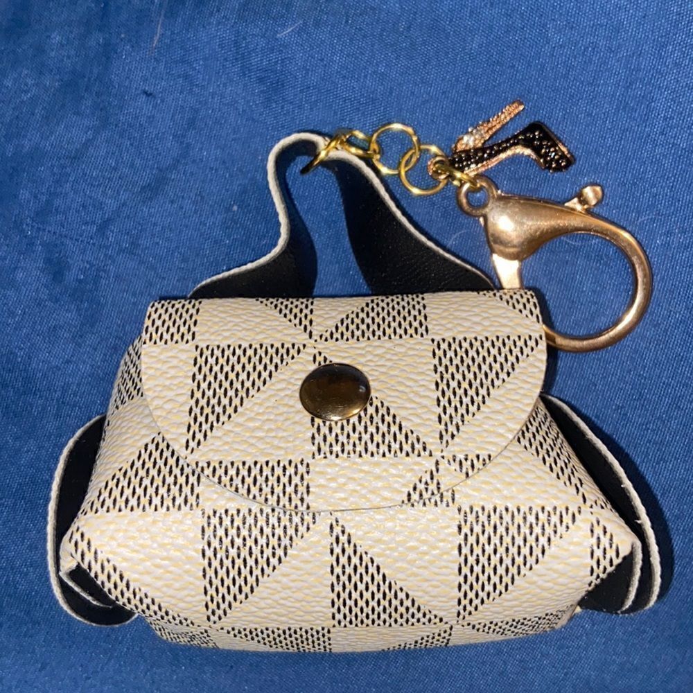 Boutique Fashion Air Pod or Misc Case Bag Charm Key Chain Designer Inspired New